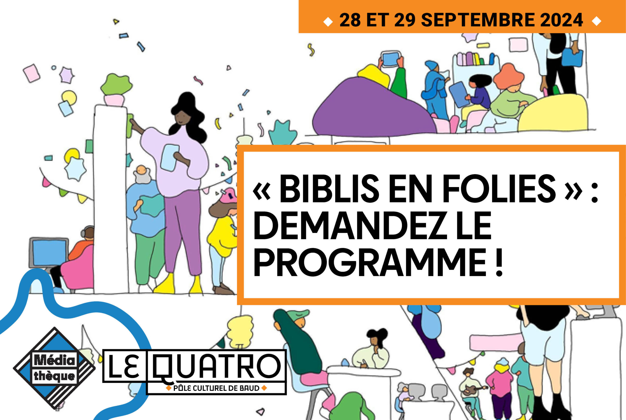 Biblis en folie : le programme de la médiathèque